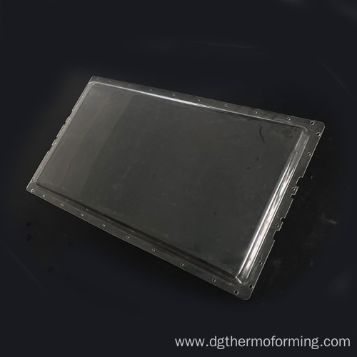 Clear polycarbonate large thermoforming trays